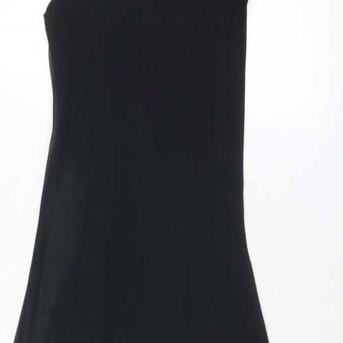 Pussycat London Womens Black Polyester Fit & Flare Size M Scoop Neck Pullover