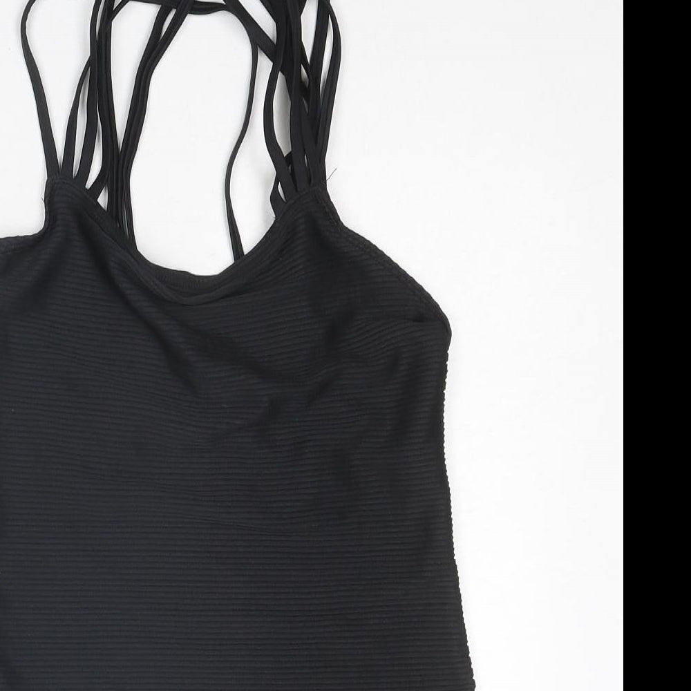 ESMARA Womens Black Polyester One Piece Size 14 - Strappy