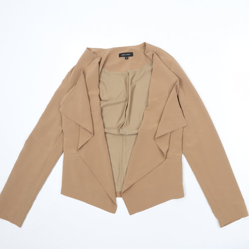 New Look Womens Brown Jacket Blazer Size 8