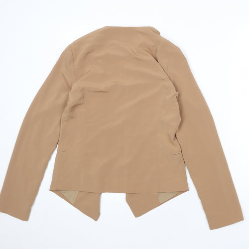 New Look Womens Brown Jacket Blazer Size 8
