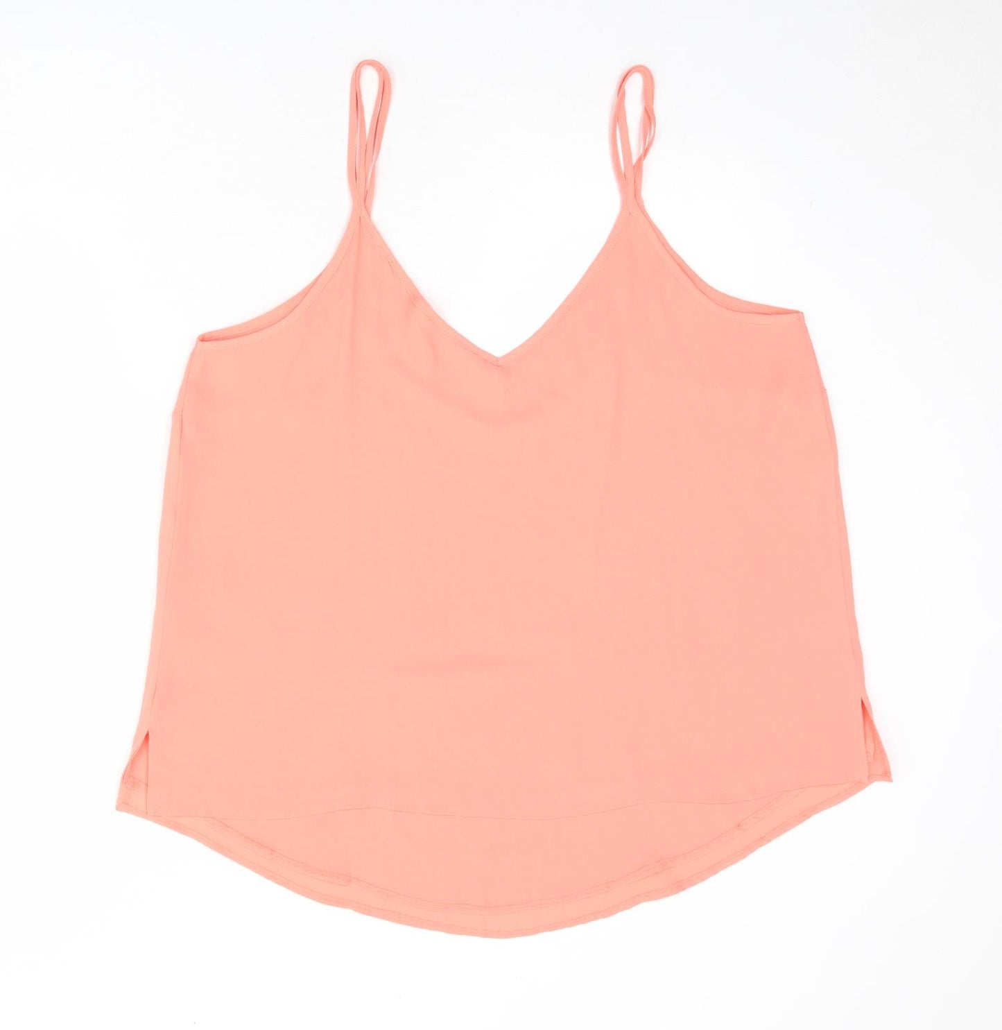 Very Womens Pink Polyester Camisole Tank Size 20 V-Neck