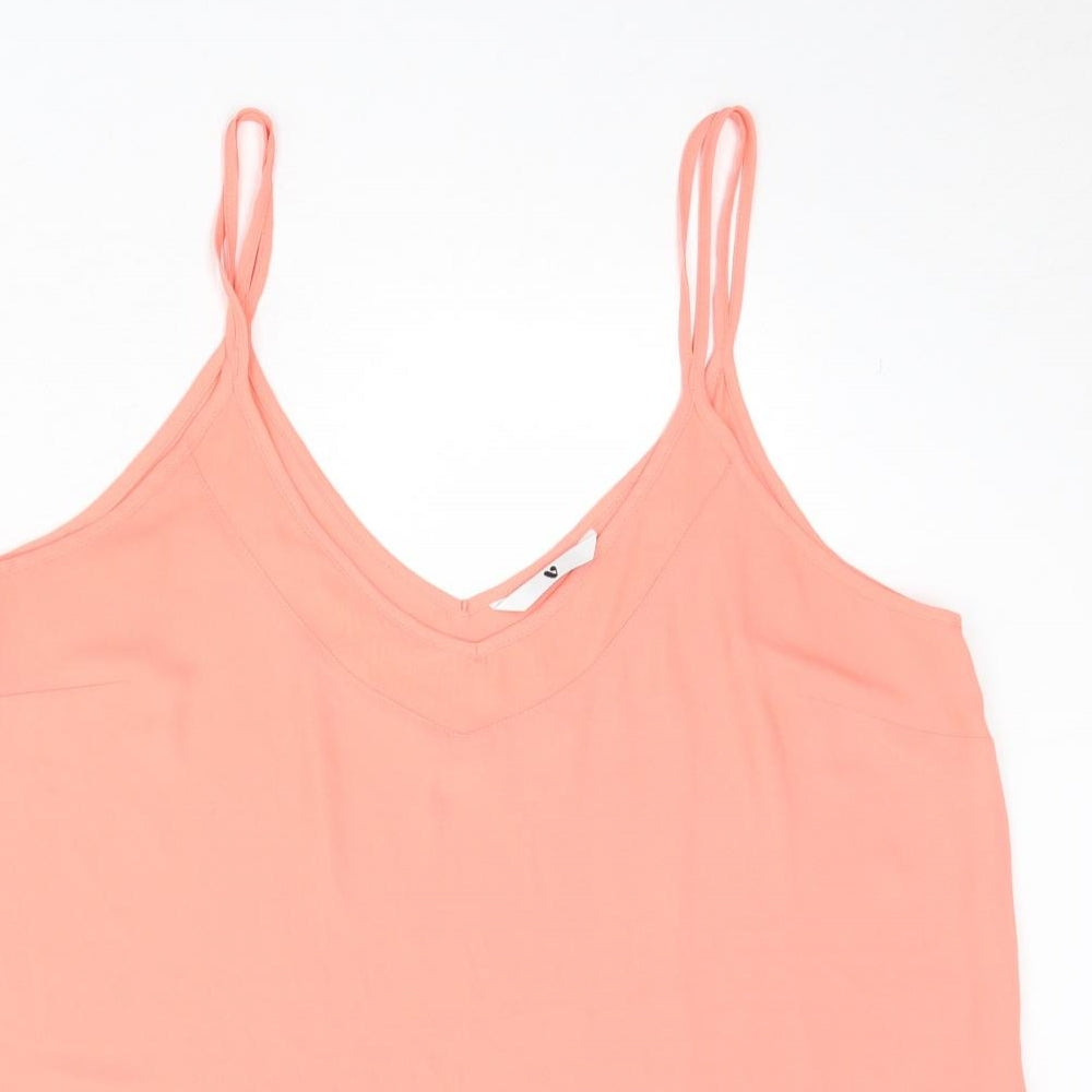 Very Womens Pink Polyester Camisole Tank Size 20 V-Neck