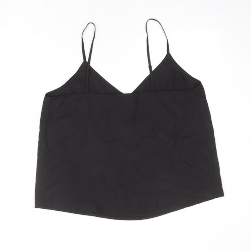 ASOS Womens Black Polyester Camisole Tank Size 16 V-Neck