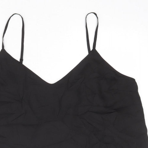 ASOS Womens Black Polyester Camisole Tank Size 16 V-Neck