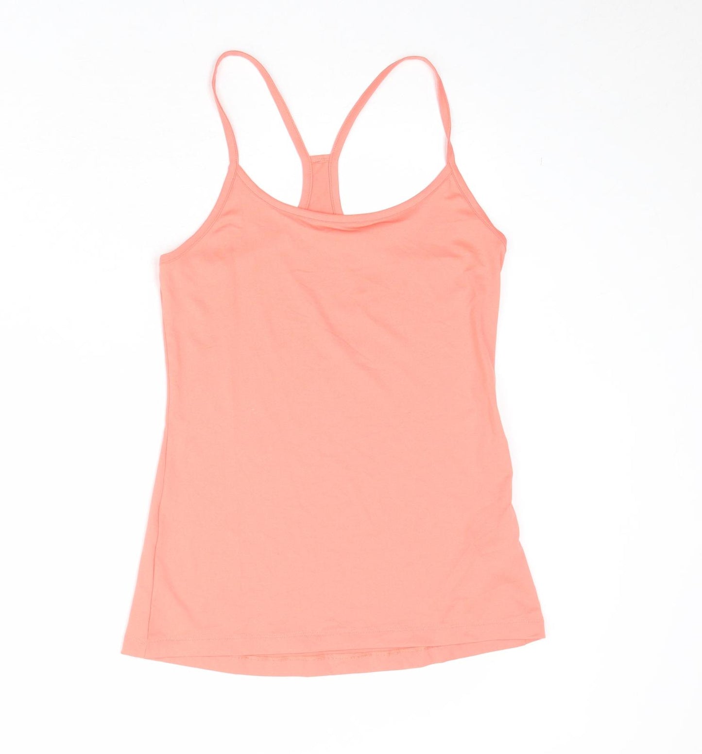 GOODMOVE Womens Pink Polyester Pullover Tank Size 10 Scoop Neck Pullover