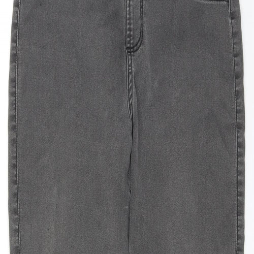 Marks and Spencer Girls Grey Cotton Jegging Jeans Size 14-15 Years Regular Pullover