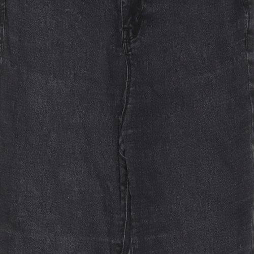 Appeal Womens Grey Cotton Skinny Jeans Size 16 L32 in Regular Zip