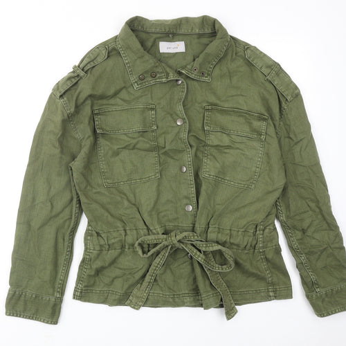 Marks and Spencer Womens Green Jacket Size 10 Button