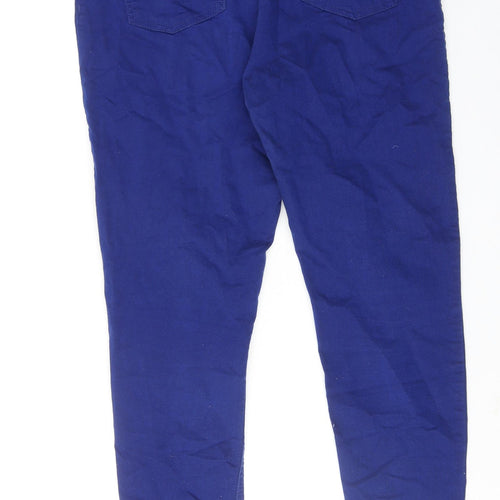 Marks and Spencer Womens Blue Cotton Jegging Jeans Size 16 Regular