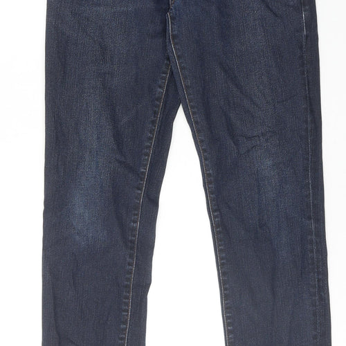 NEXT Mens Blue Cotton Skinny Jeans Size 30 in L31 in Slim Button