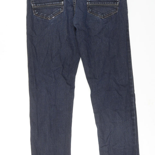 NEXT Mens Blue Cotton Skinny Jeans Size 30 in L31 in Slim Button