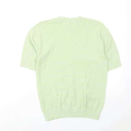 Club Monaco Womens Green Crew Neck Polyester Pullover Jumper Size XS Pullover