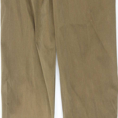 White Stuff Womens Green Cotton Skinny Jeans Size 8 Regular Zip