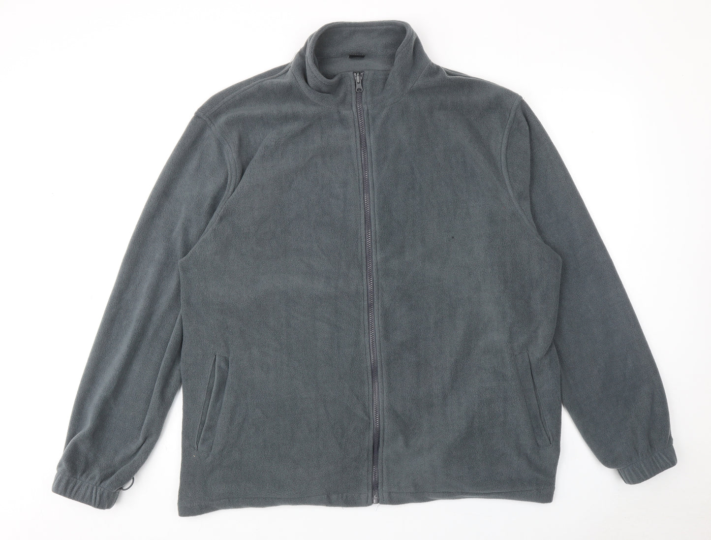 Cotton Traders Mens Grey Jacket Size 3XL Zip