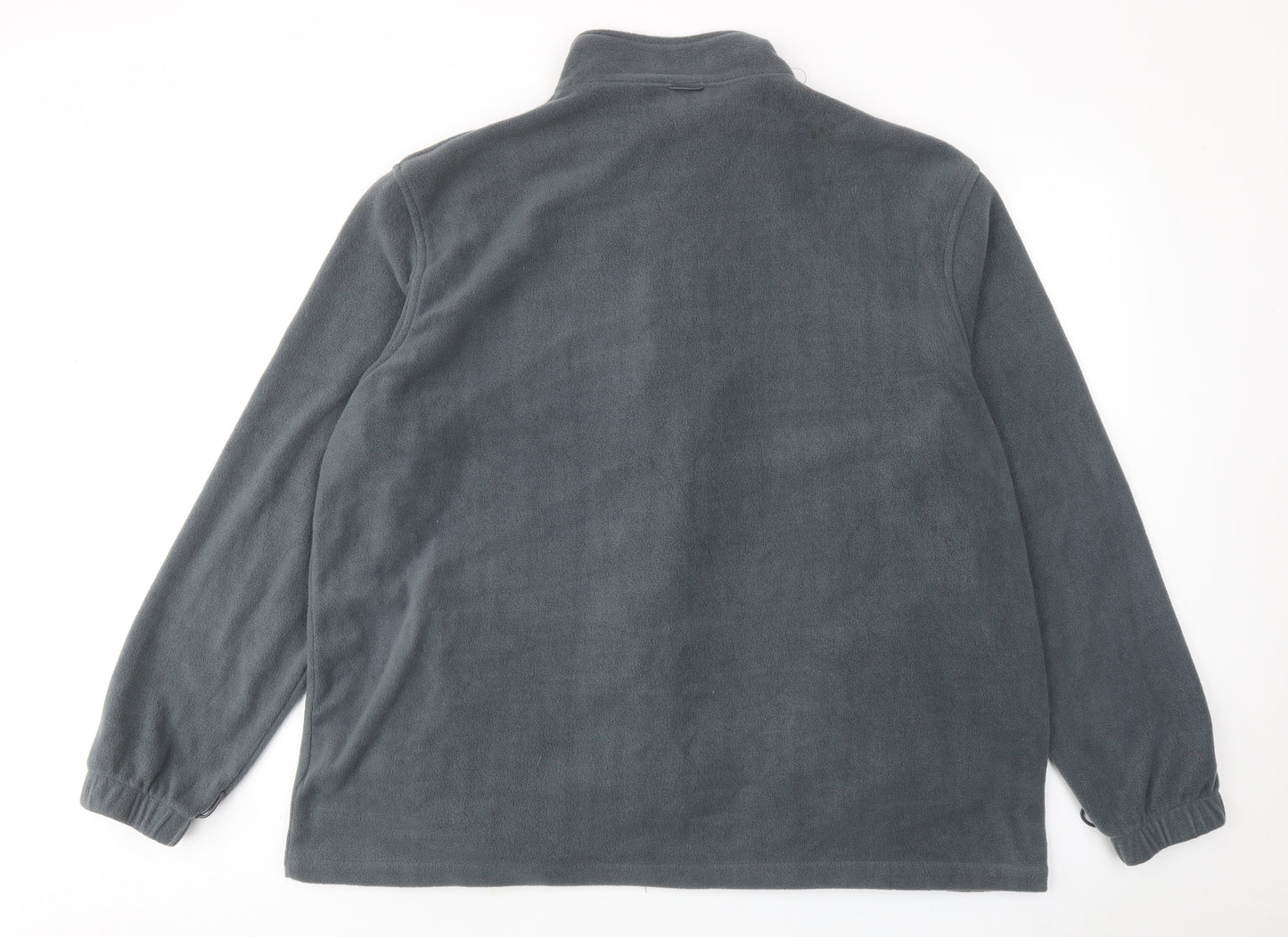 Cotton Traders Mens Grey Jacket Size 3XL Zip