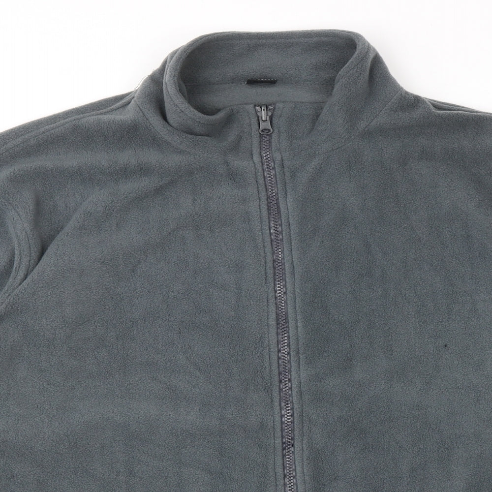Cotton Traders Mens Grey Jacket Size 3XL Zip