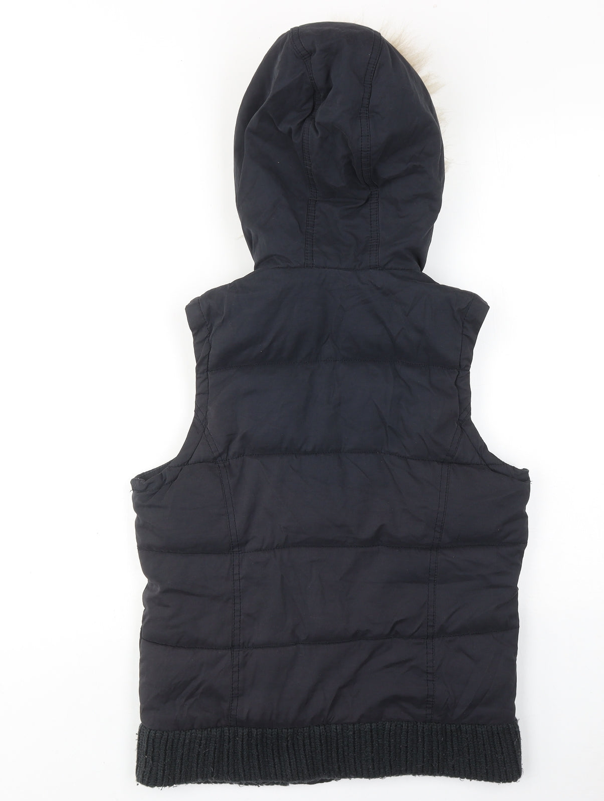 New Look Girls Blue Gilet Jacket Size 14-15 Years Zip