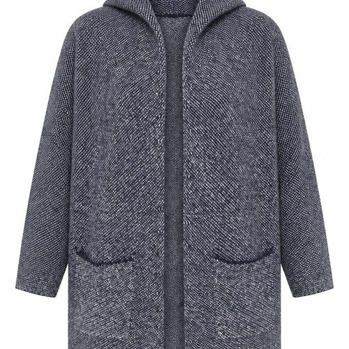 Centigrade Womens Blue V-Neck Acrylic Cardigan Jumper Size S