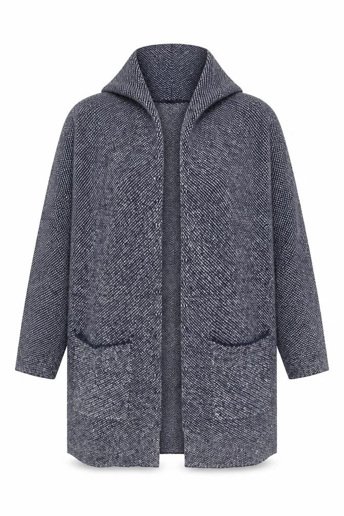 Centigrade Womens Blue V-Neck Acrylic Cardigan Jumper Size S