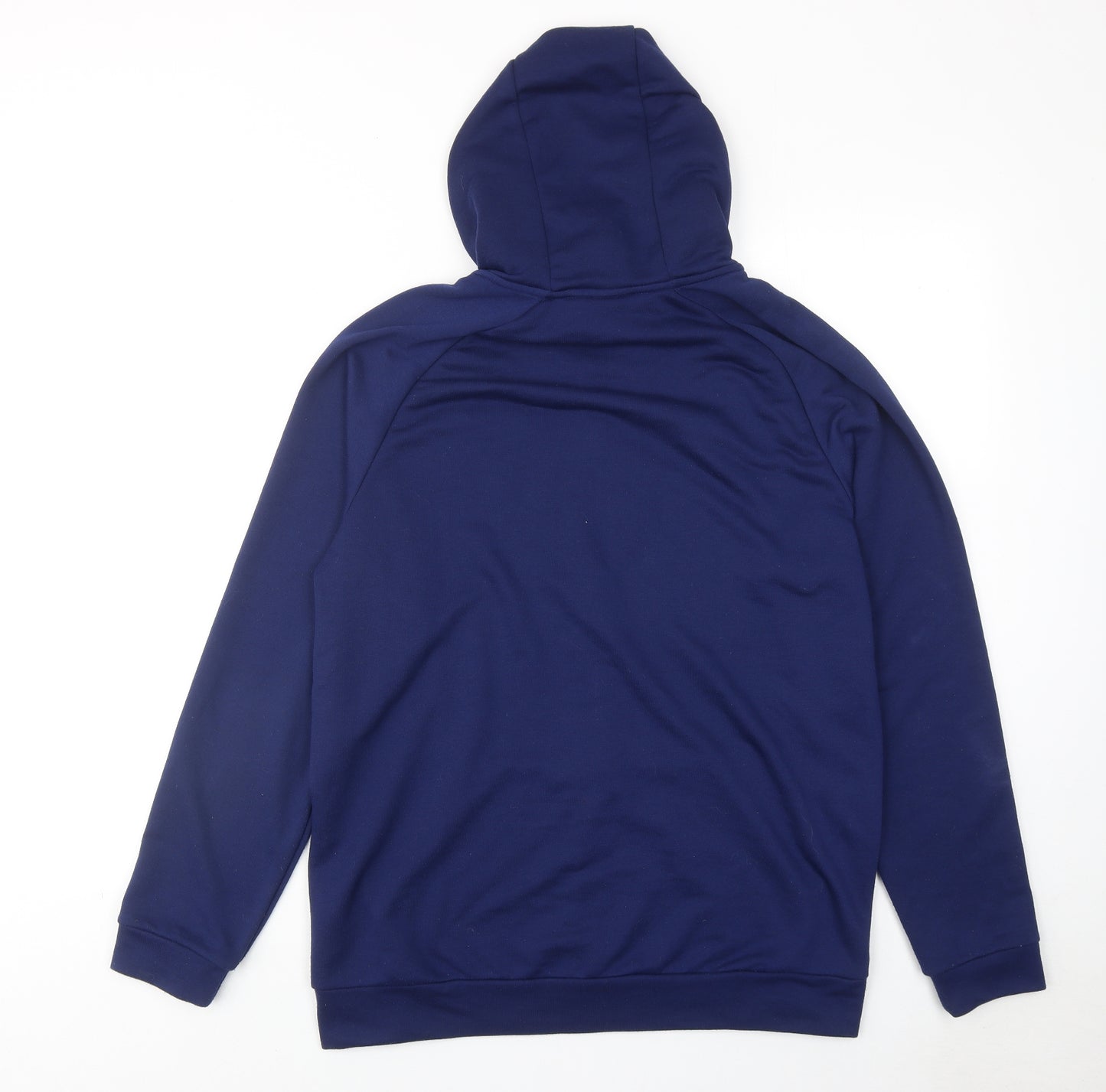 Nike Mens Blue Cotton Full Zip Hoodie Size M