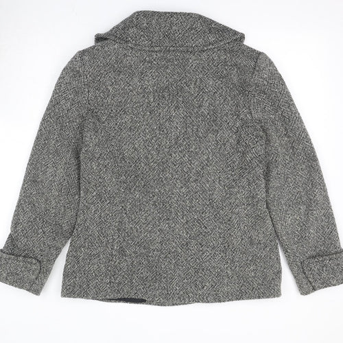 BHS Womens Grey Jacket Size 14 Button