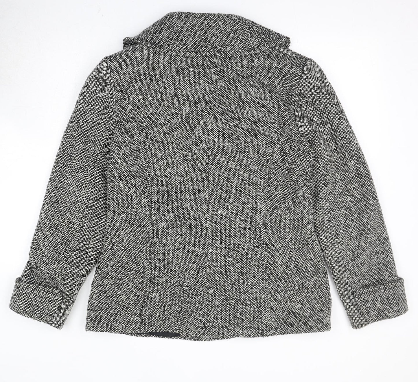 BHS Womens Grey Jacket Size 14 Button