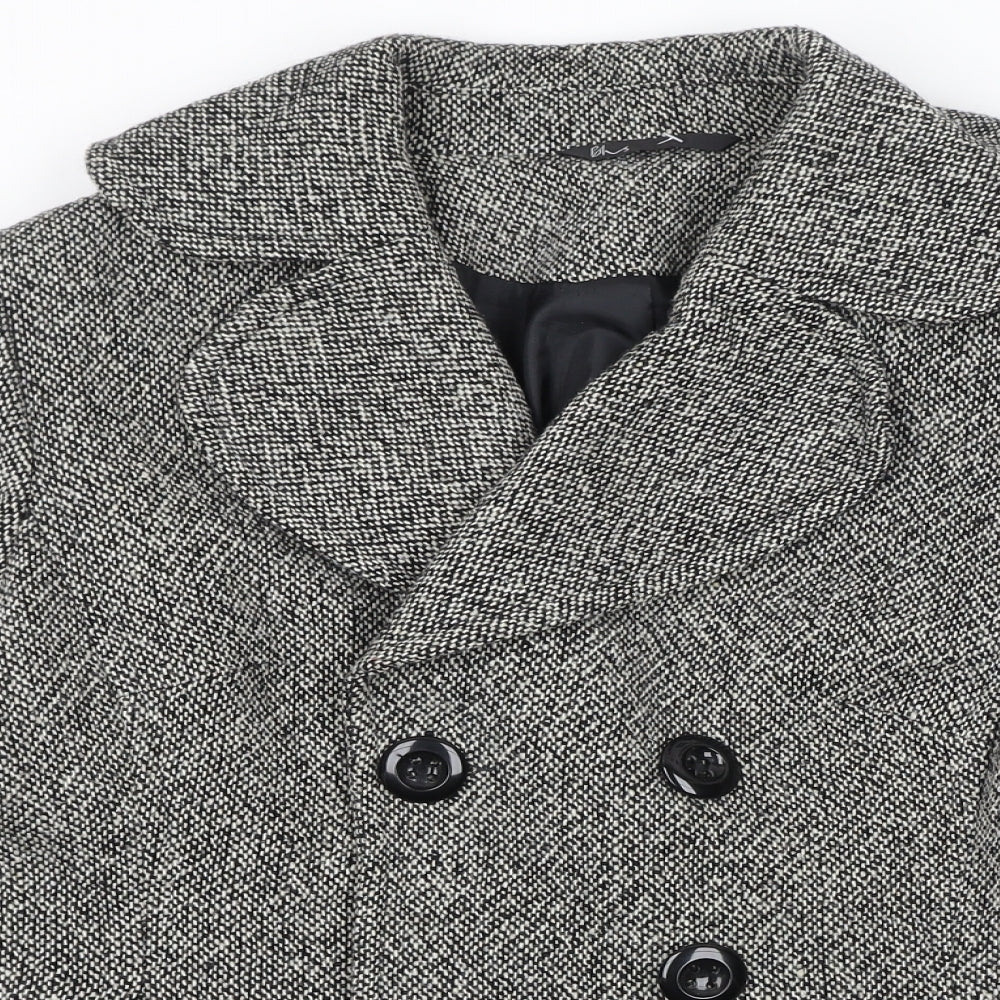 BHS Womens Grey Jacket Size 14 Button