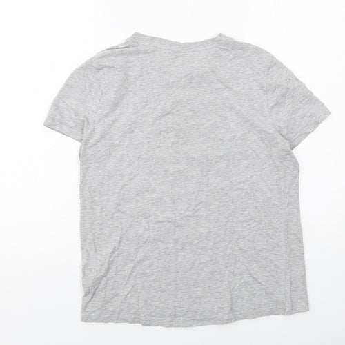 Disney Womens Grey Cotton Basic T-Shirt Size S Crew Neck - Dumbo