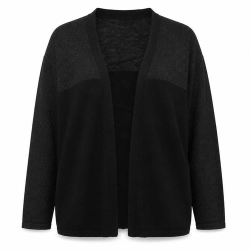 Marks and Spencer Womens Black V-Neck Viscose Cardigan Jumper Size 14