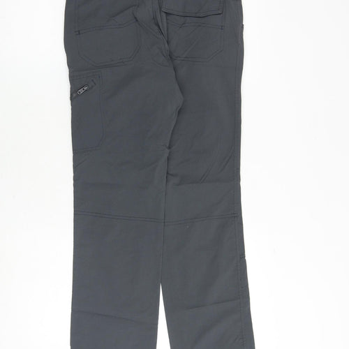 Dare 2B Womens Grey Polyamide Jogger Trousers Size 26 in Regular Zip