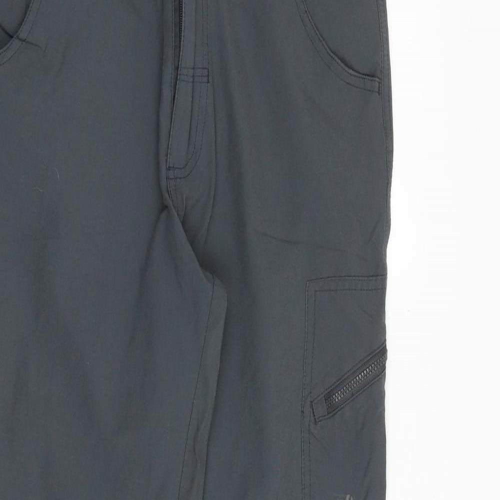 Dare 2B Womens Grey Polyamide Jogger Trousers Size 26 in Regular Zip