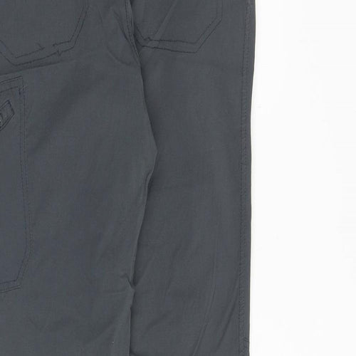 Dare 2B Womens Grey Polyamide Jogger Trousers Size 26 in Regular Zip