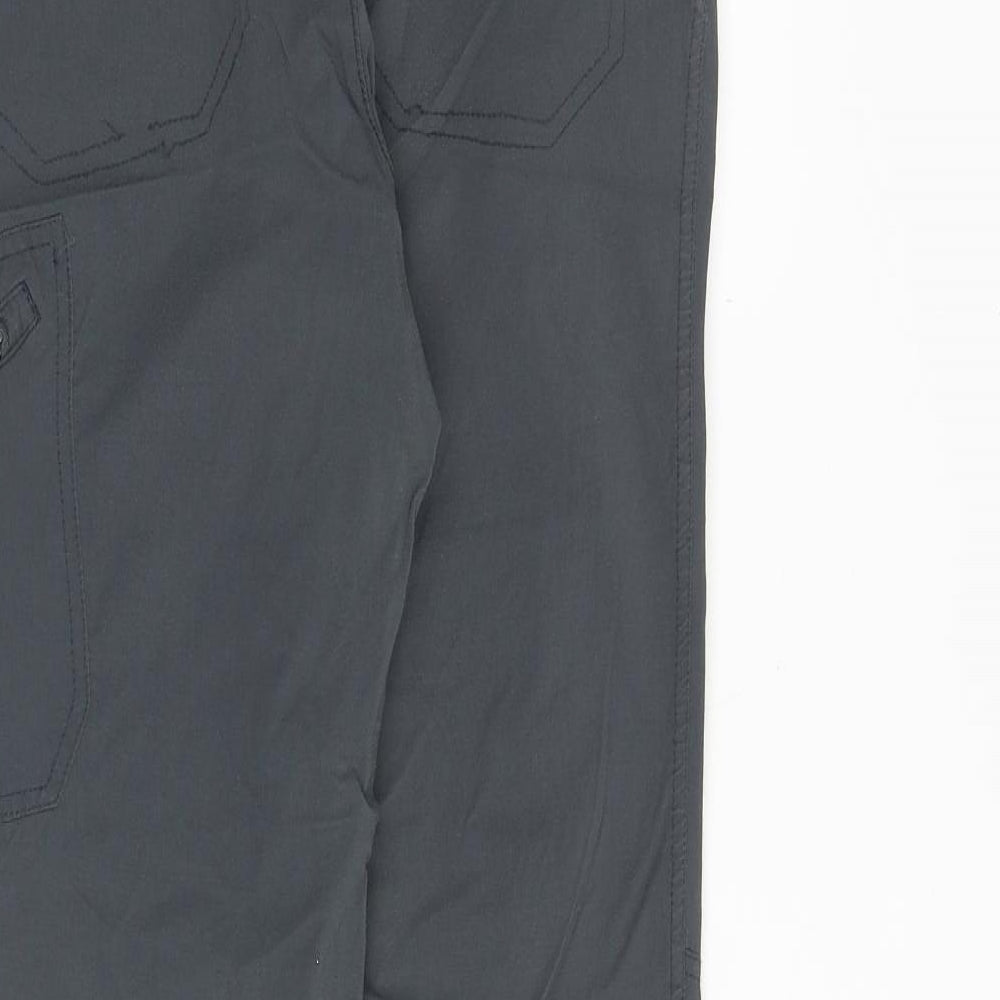 Dare 2B Womens Grey Polyamide Jogger Trousers Size 26 in Regular Zip