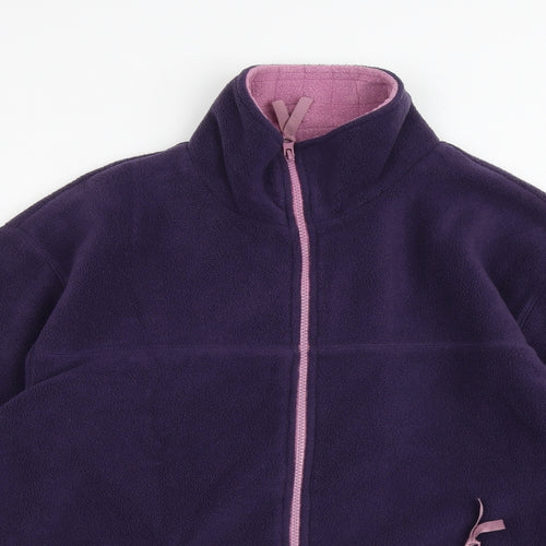 Bonmarché Womens Purple Jacket Size S Zip