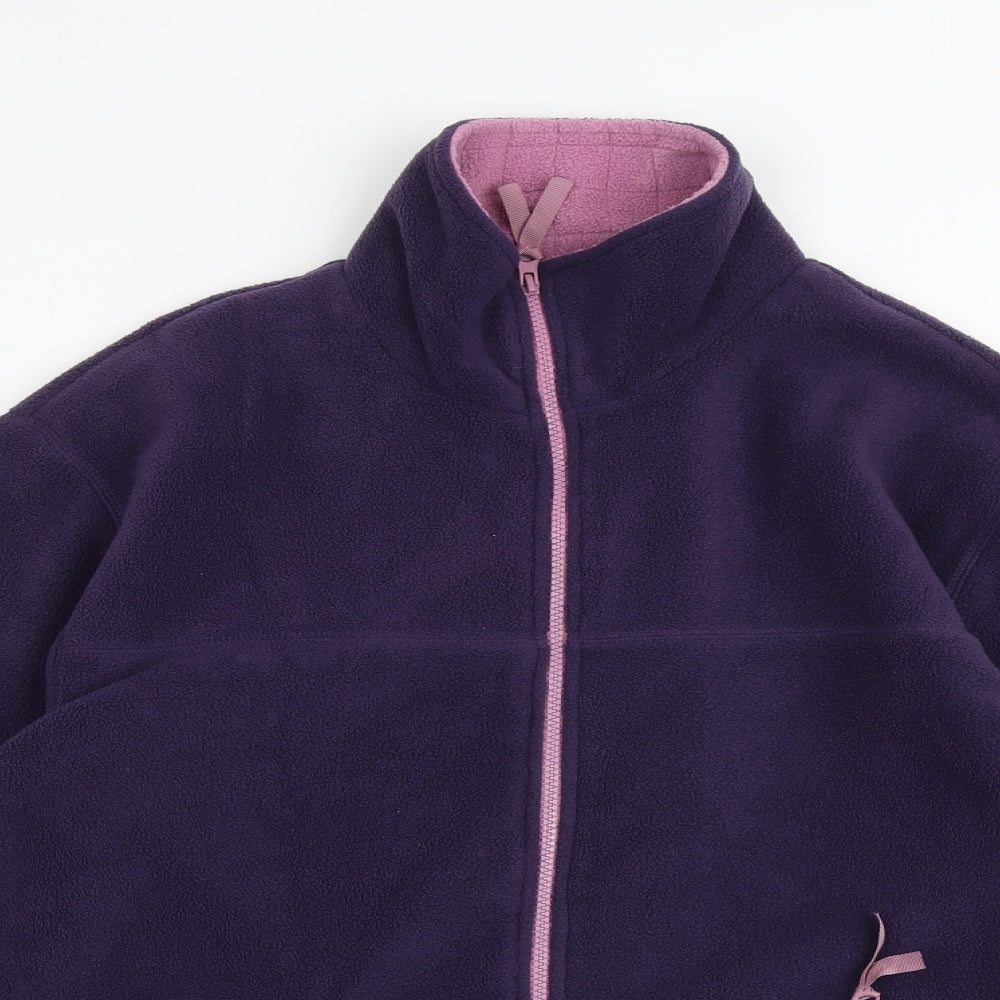 Bonmarché Womens Purple Jacket Size S Zip
