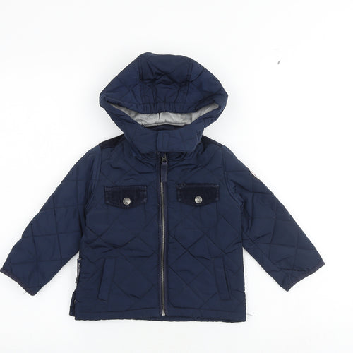 Freestyle Boys Blue Jacket Size 2 Years Zip