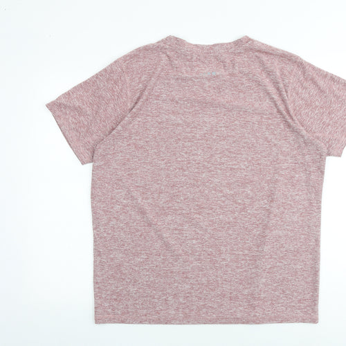 Celsius Active Mens Red Polyester T-Shirt Size XL Round Neck