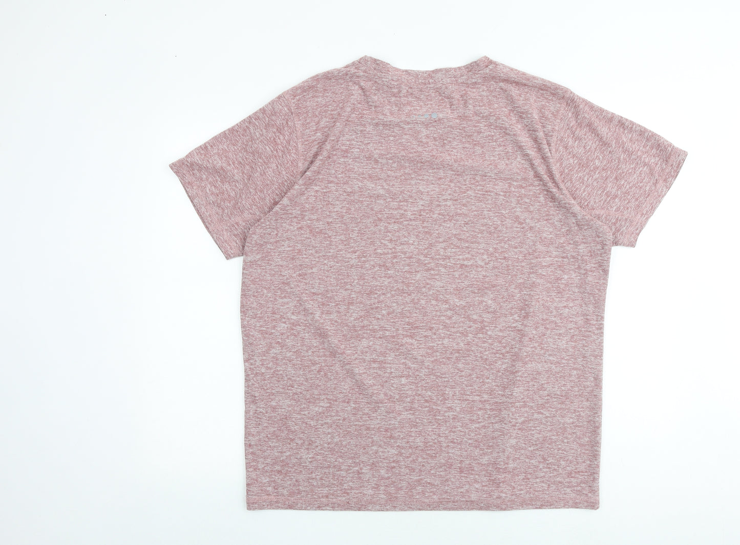 Celsius Active Mens Red Polyester T-Shirt Size XL Round Neck