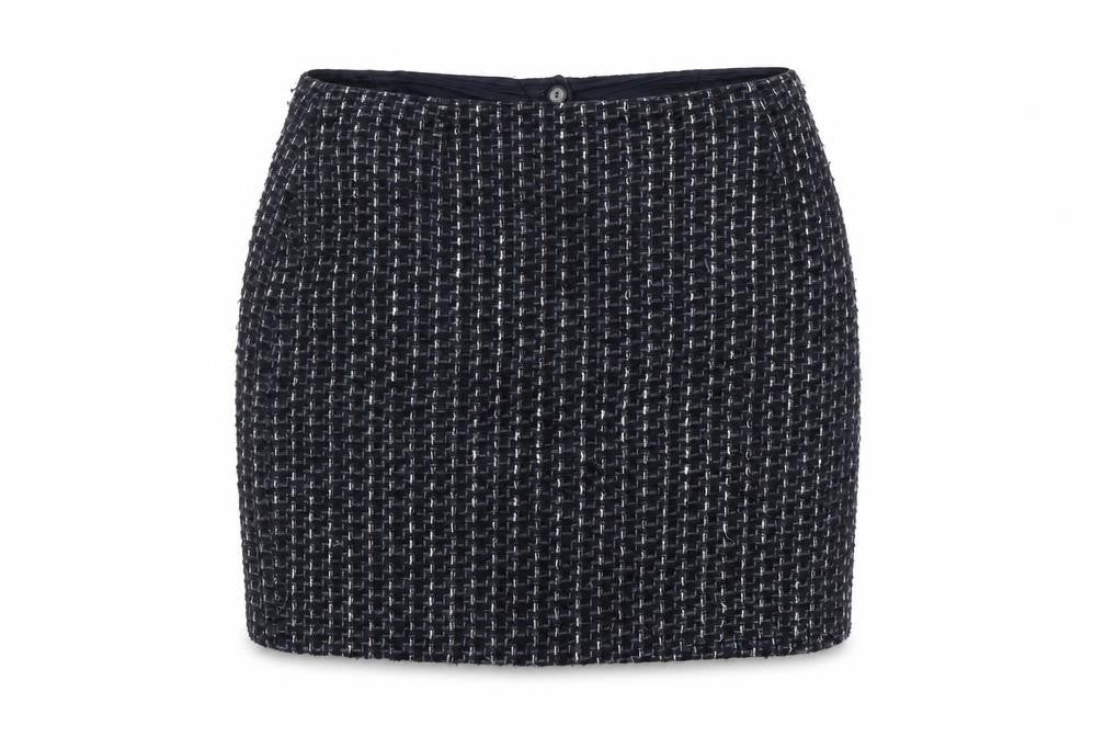 Minuet Womens Blue Geometric Cotton A-Line Skirt Size 20 Zip