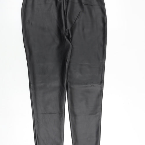 River Island Womens Black Polyester Trousers Size 14 Regular