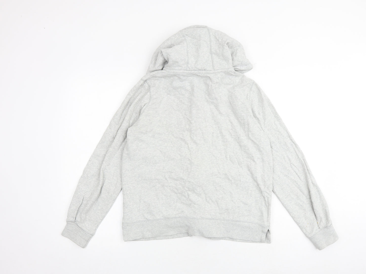 NEXT Womens Grey 100% Cotton Full Zip Hoodie Size 12 Zip