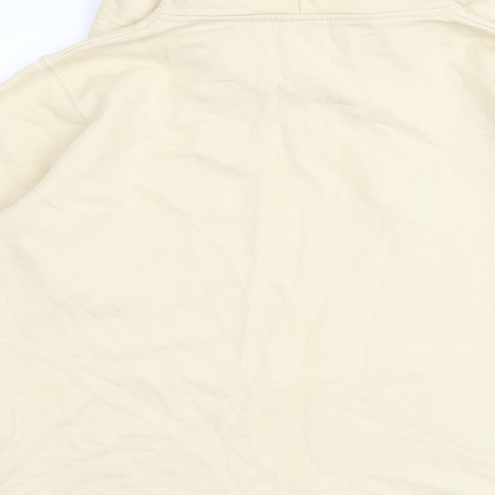 The North Face Womens Beige 100% Cotton Pullover Hoodie Size L Pullover