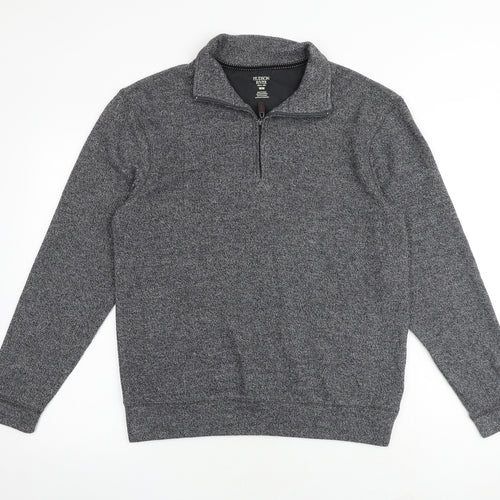 Hudson River Mens Grey Cotton Pullover Sweatshirt Size M