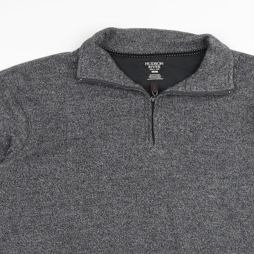 Hudson River Mens Grey Cotton Pullover Sweatshirt Size M