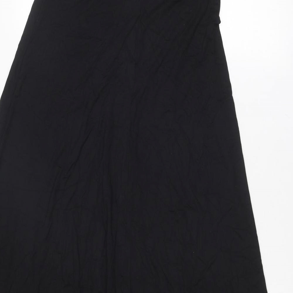 Capsule Womens Black Viscose Maxi Skirt Size 14