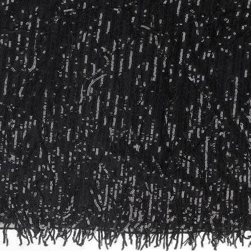 Marks and Spencer Womens Black Polyester A-Line Skirt Size 20