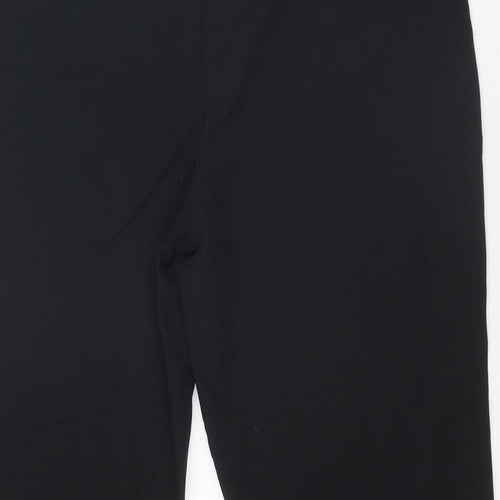 Miss Selfridge Womens Black Polyester Trousers Size 14 Regular Zip