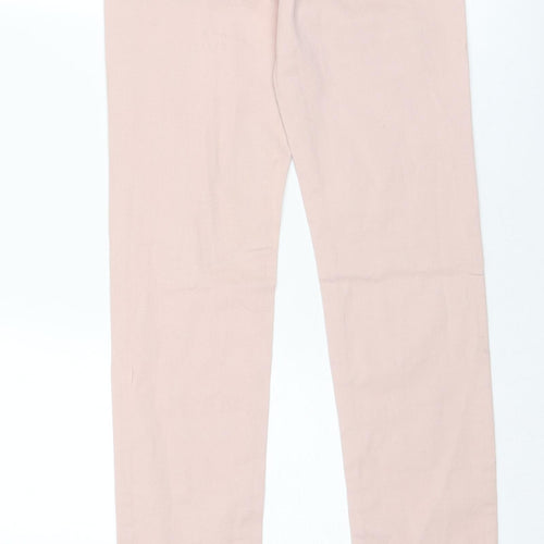 Terranova Womens Pink Cotton Skinny Jeans Size S Regular Button