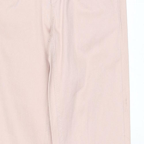 Terranova Womens Pink Cotton Skinny Jeans Size S Regular Button