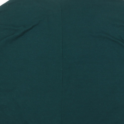 New Look Womens Green Round Neck Polyester Pullover Jumper Size 14
